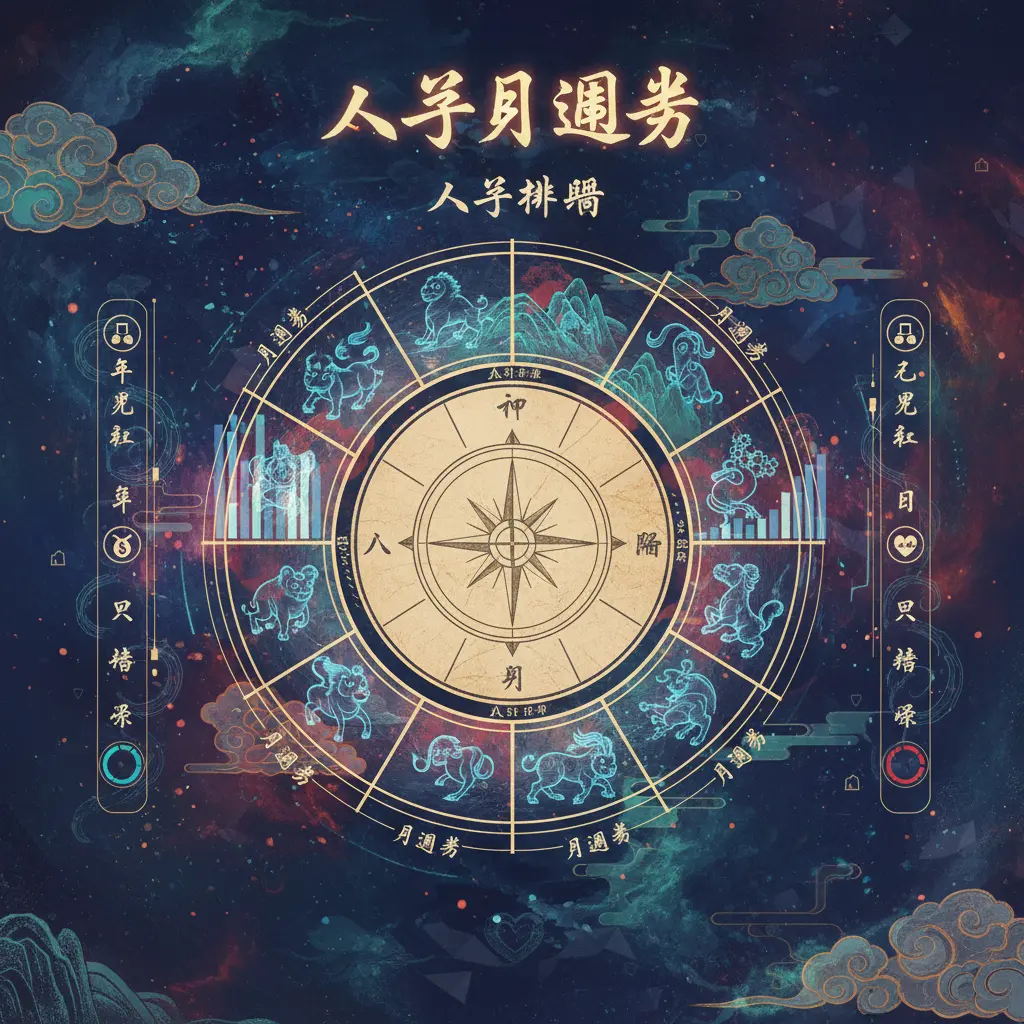 八字排盤 - 八字月運勢