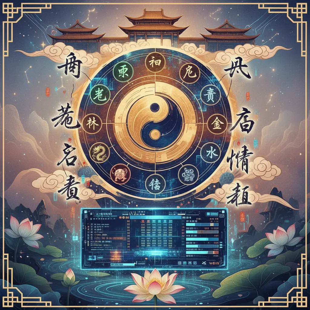 五行查詢 - 八字命造