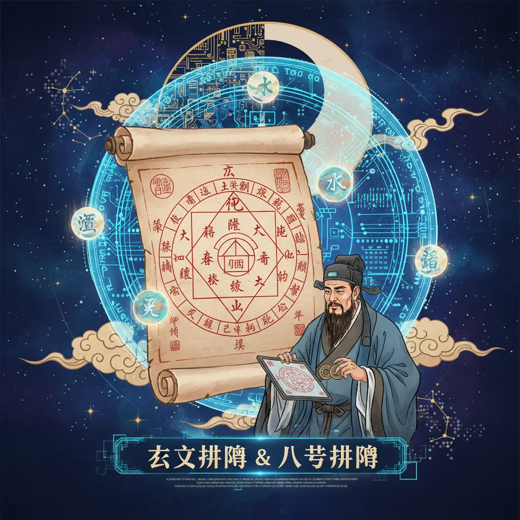 八字排盘 - 六爻排盤