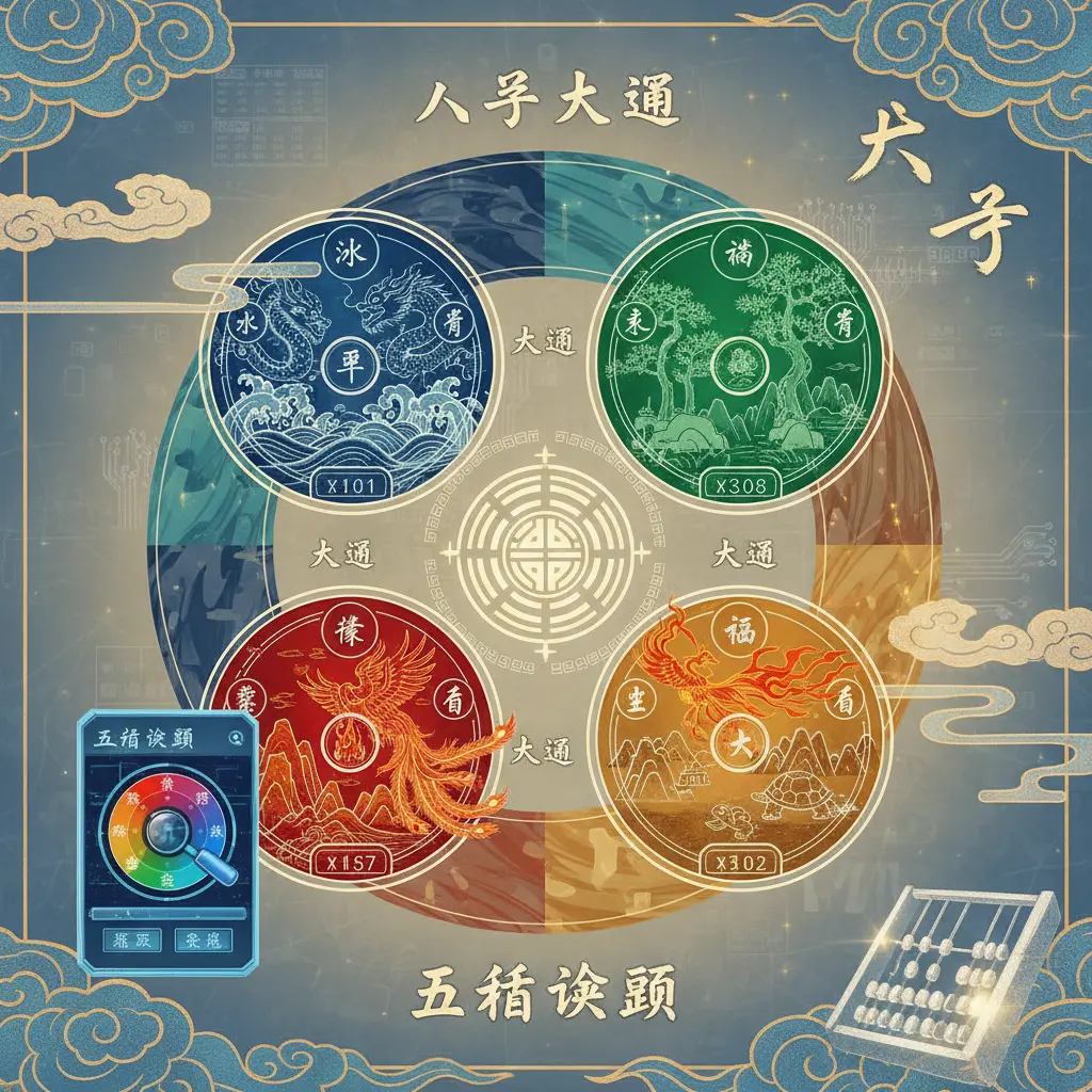 五行查詢 - 八字大運