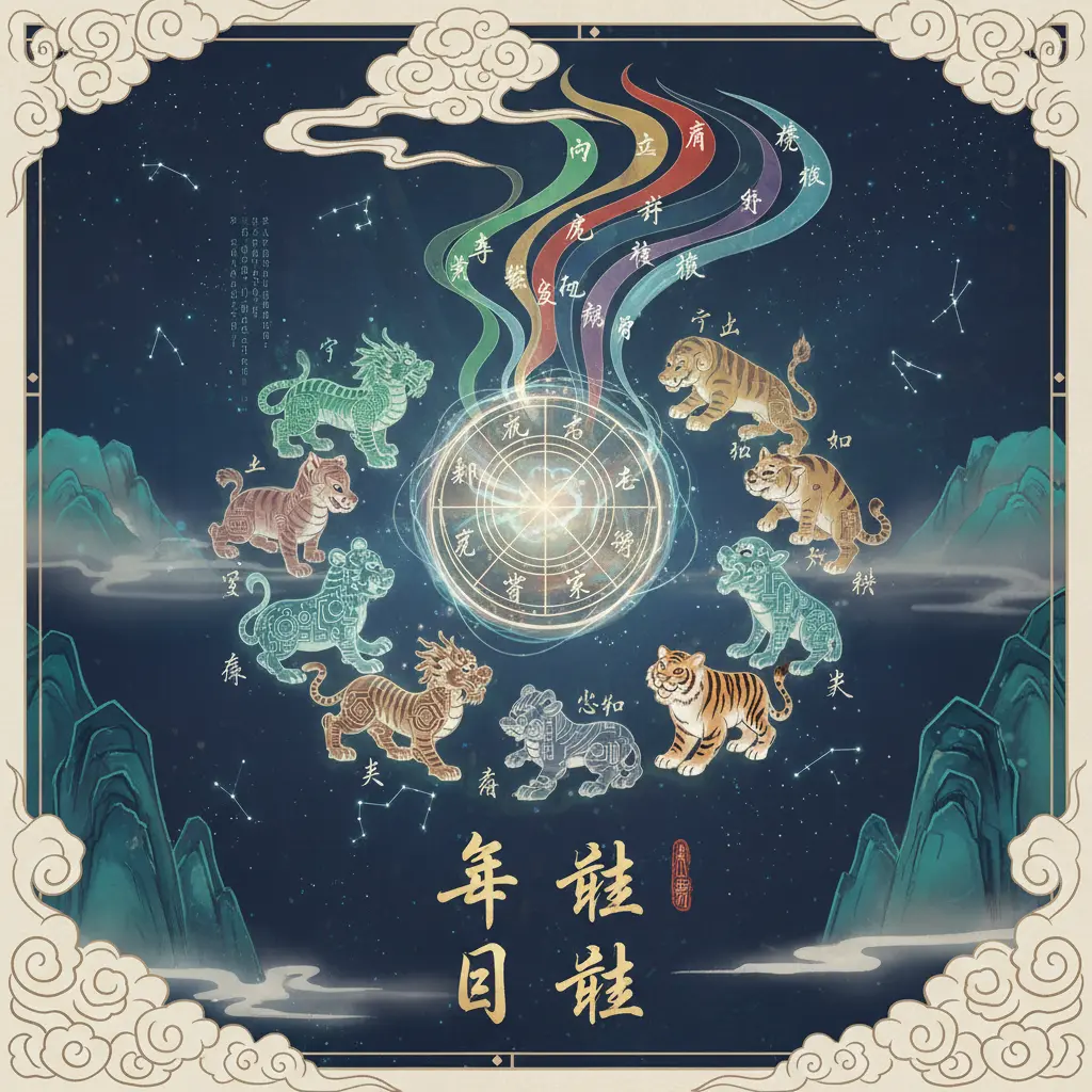 八字排盘 - 天干地支