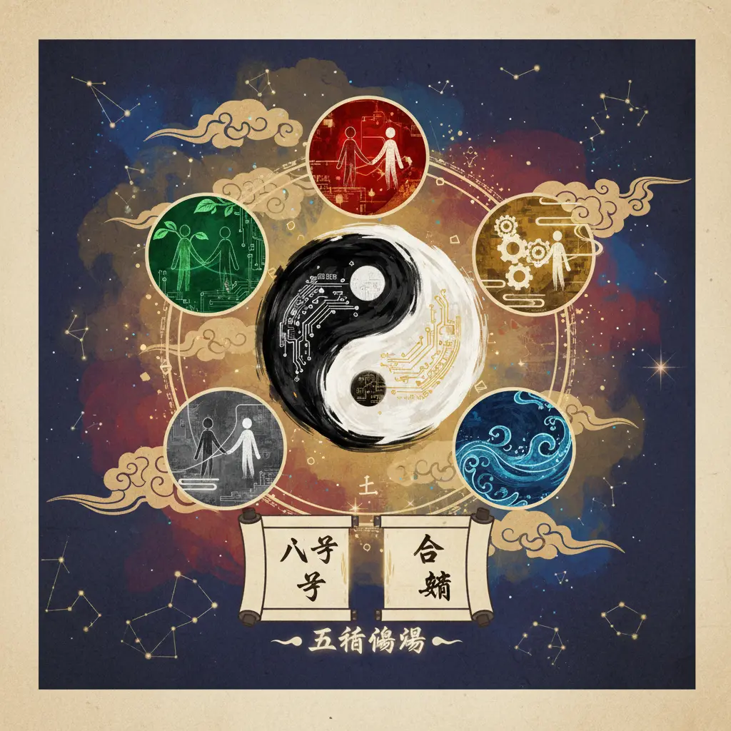 八字合婚 - 五行陰陽