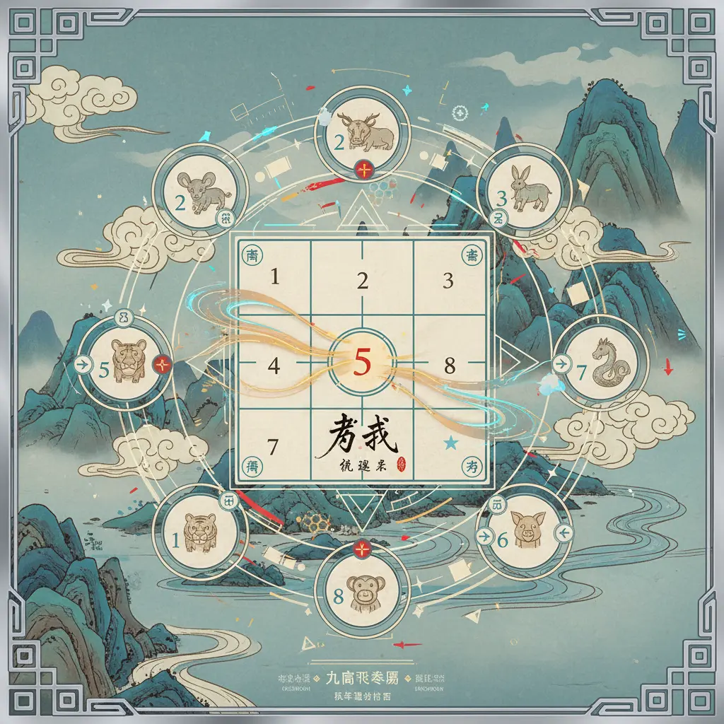 流年 - 九宮飛星圖