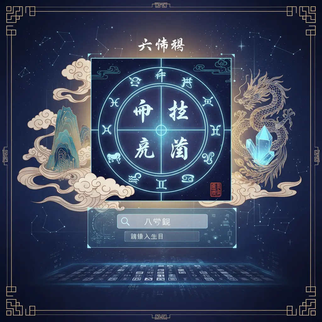 八字查詢 - 八字命盤
