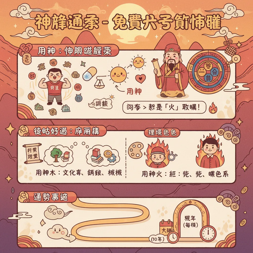 用神鎖定與流年運勢的趨吉避兇規劃
