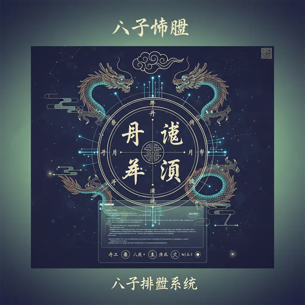 八字排盤 - 八字命盤