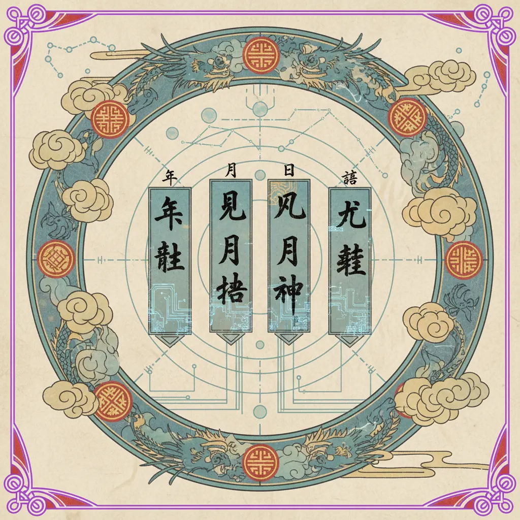 四柱八字 - 八字命盤