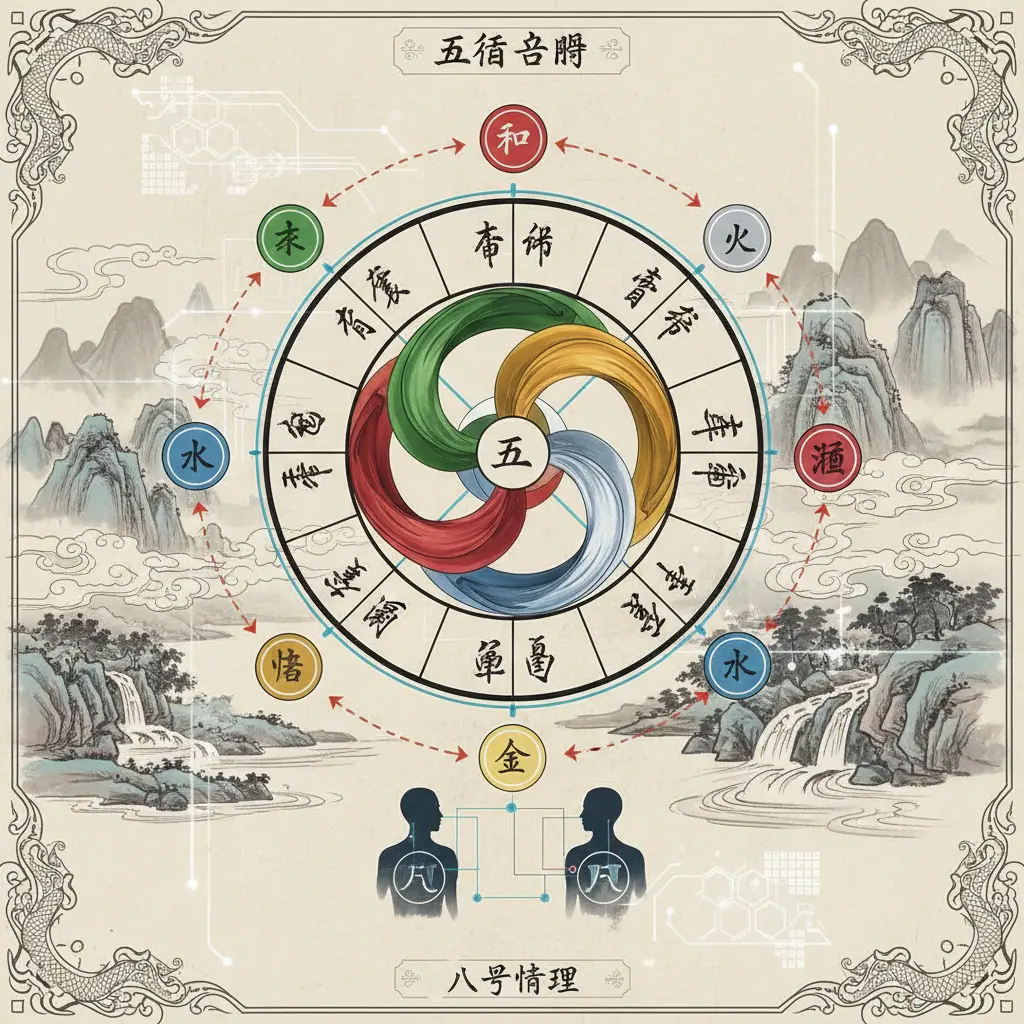 八字合盤 - 五行