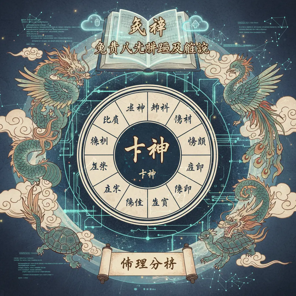 免費八字排盤及解說 - 十神