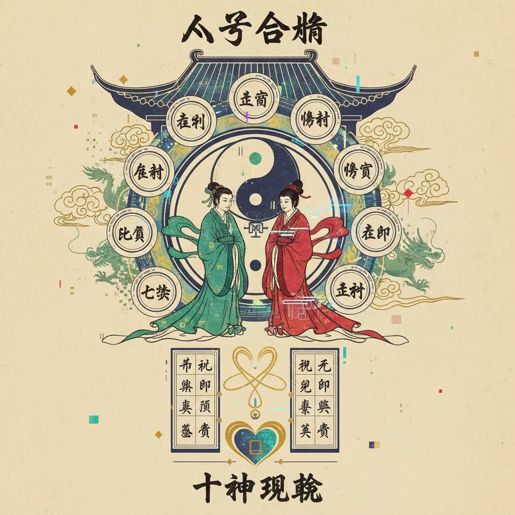 八字合婚 - 十神理論