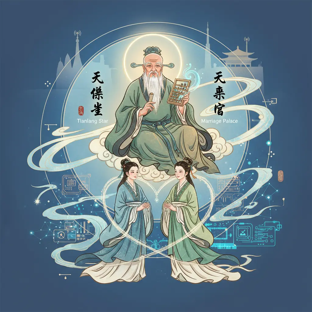 夫妻宮 - 天樑星