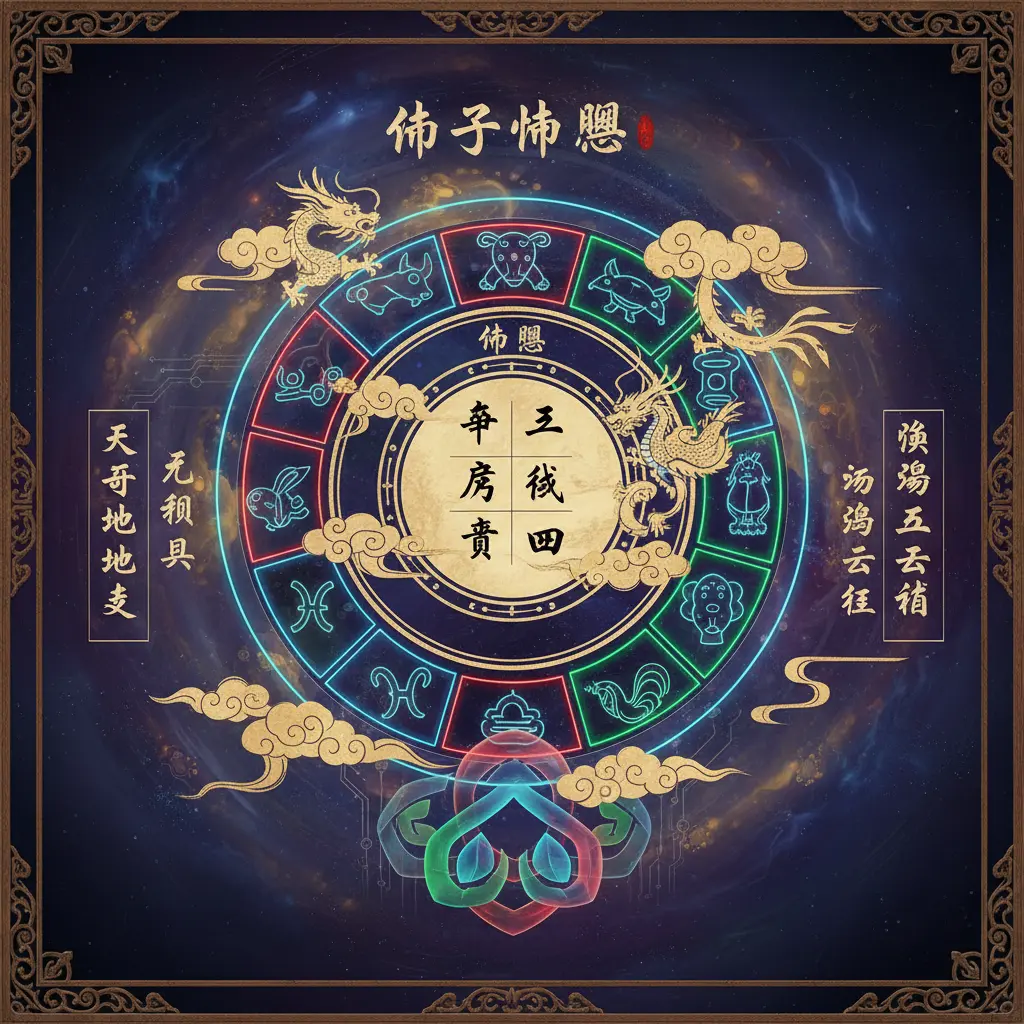 命盤八字 - 八字命盤