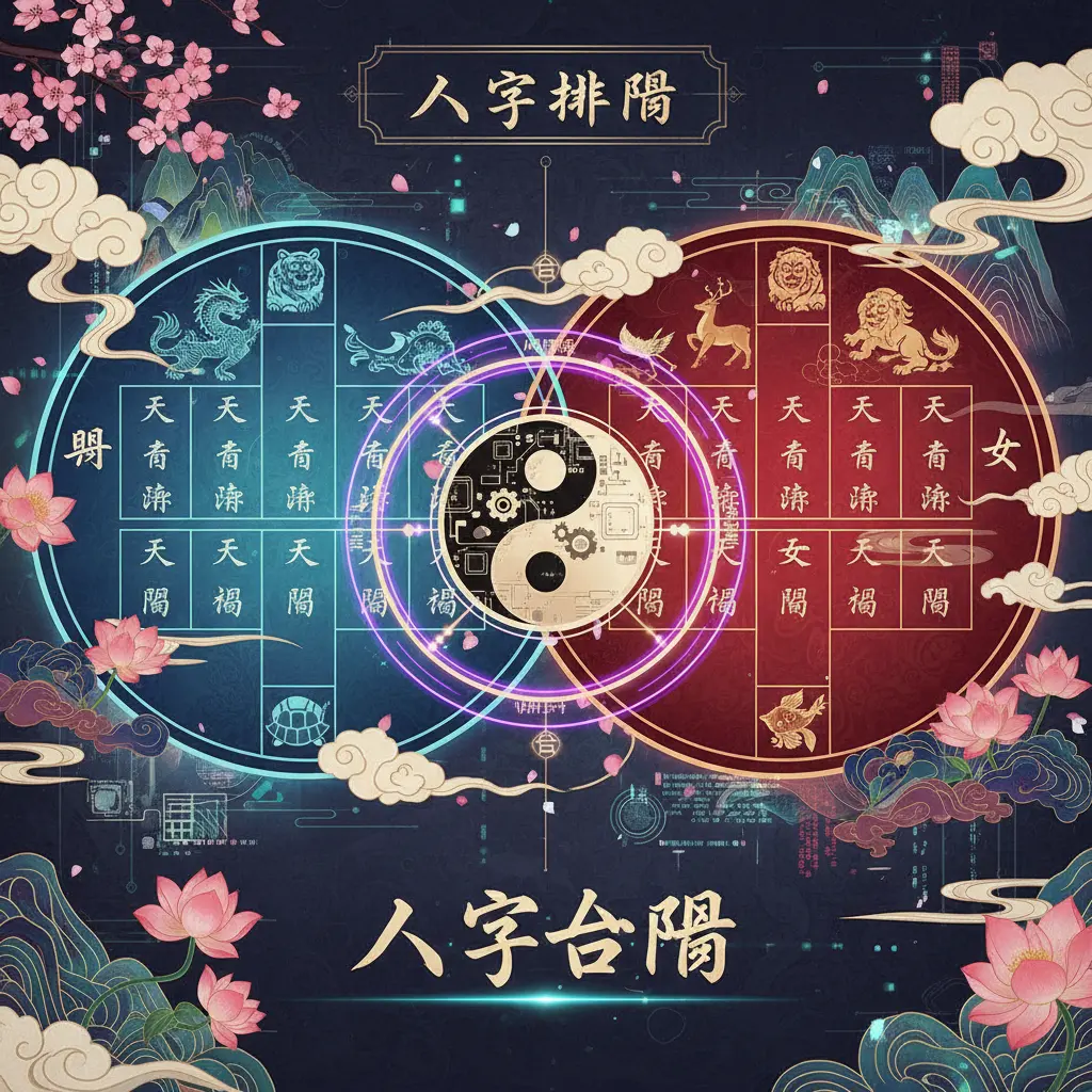 八字合盤 - 八字排盤
