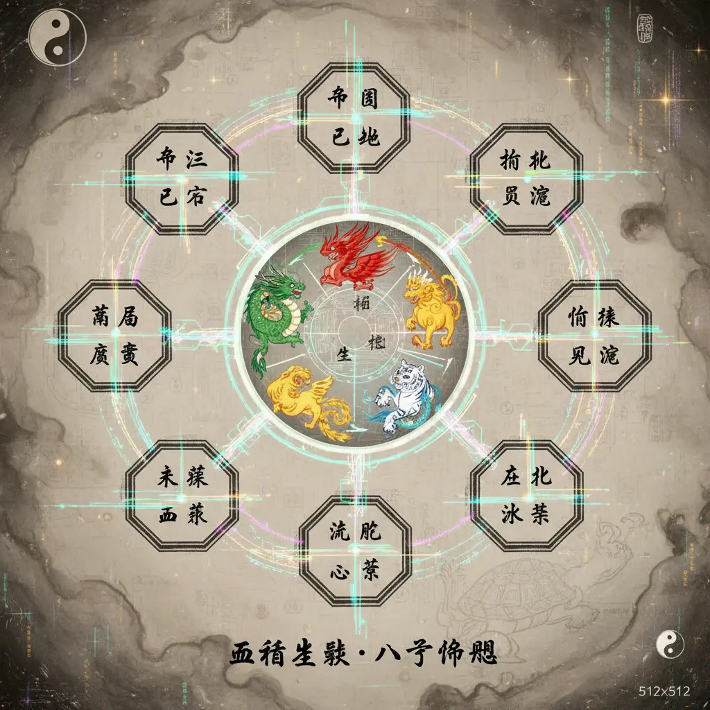 八字命盤 - 五行生剋