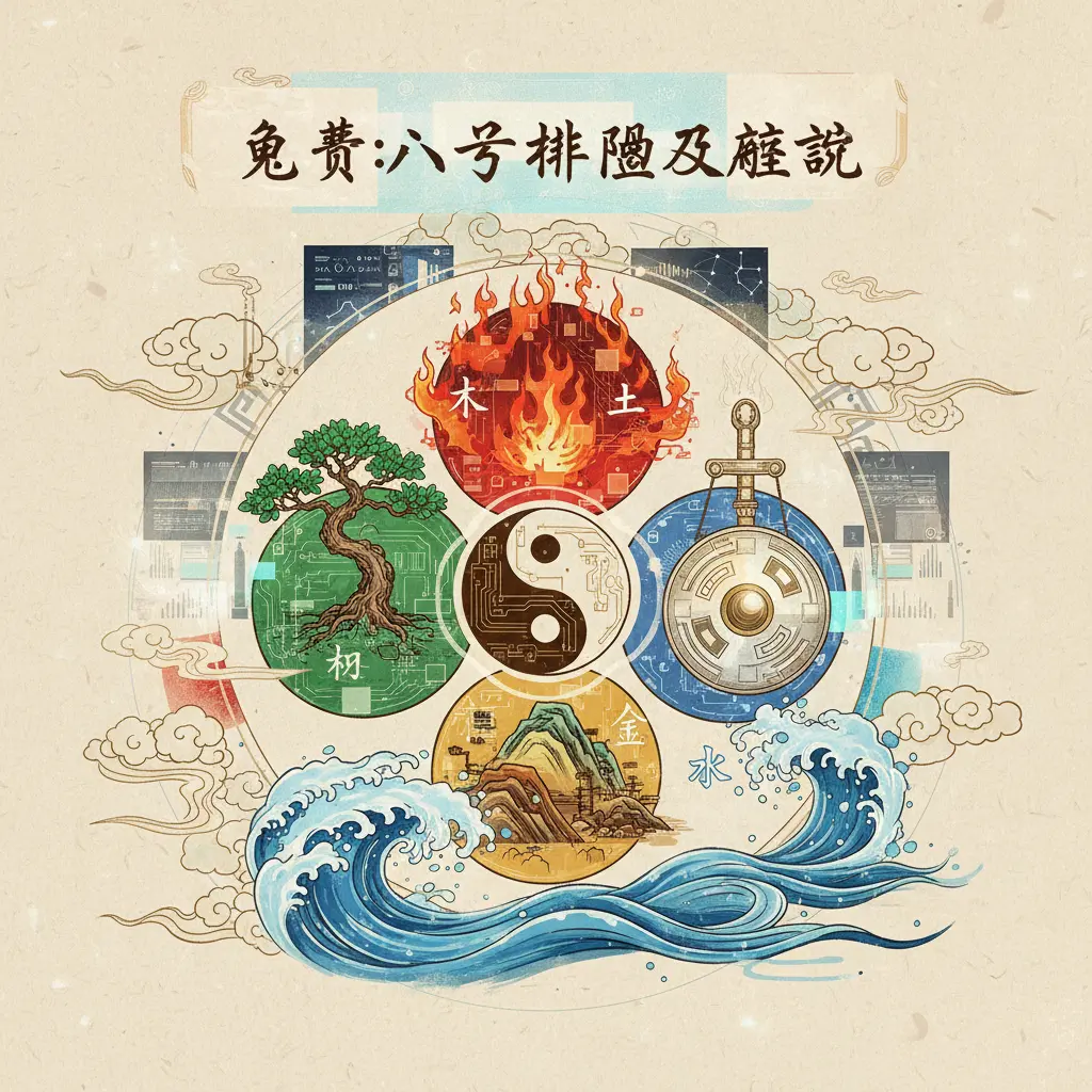 免費八字排盤及解說 - 五行