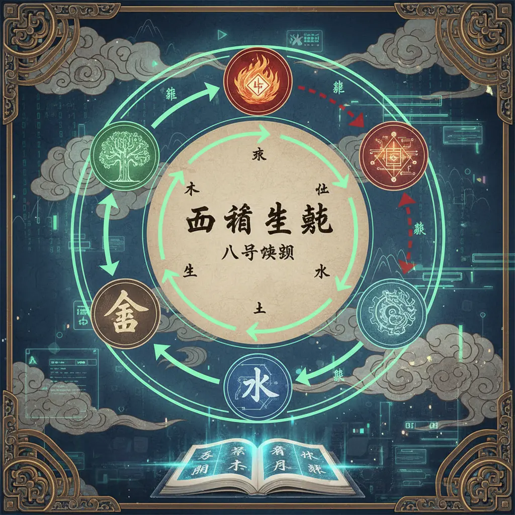 八字查詢 - 五行生剋
