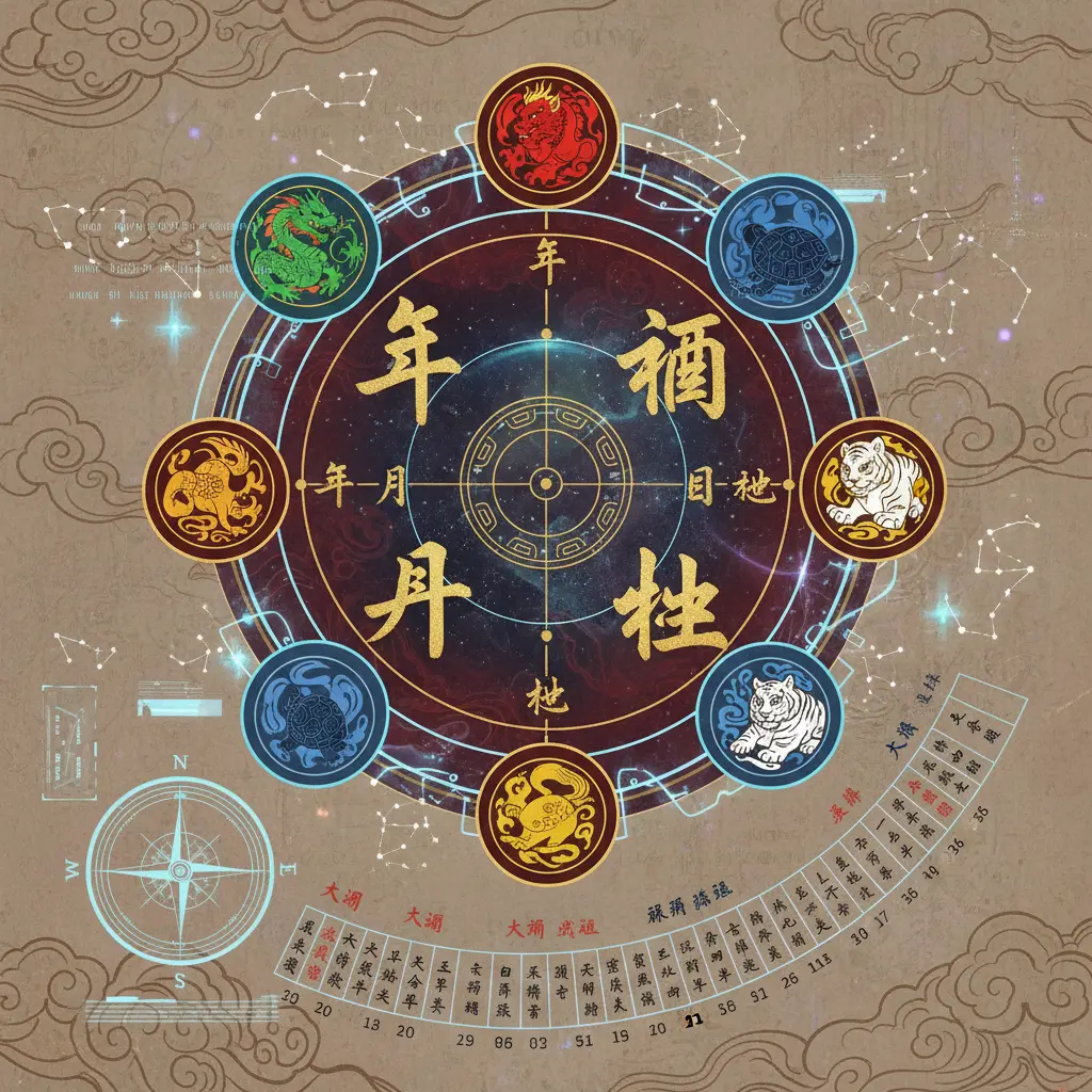 子平八字 - 八字命盤