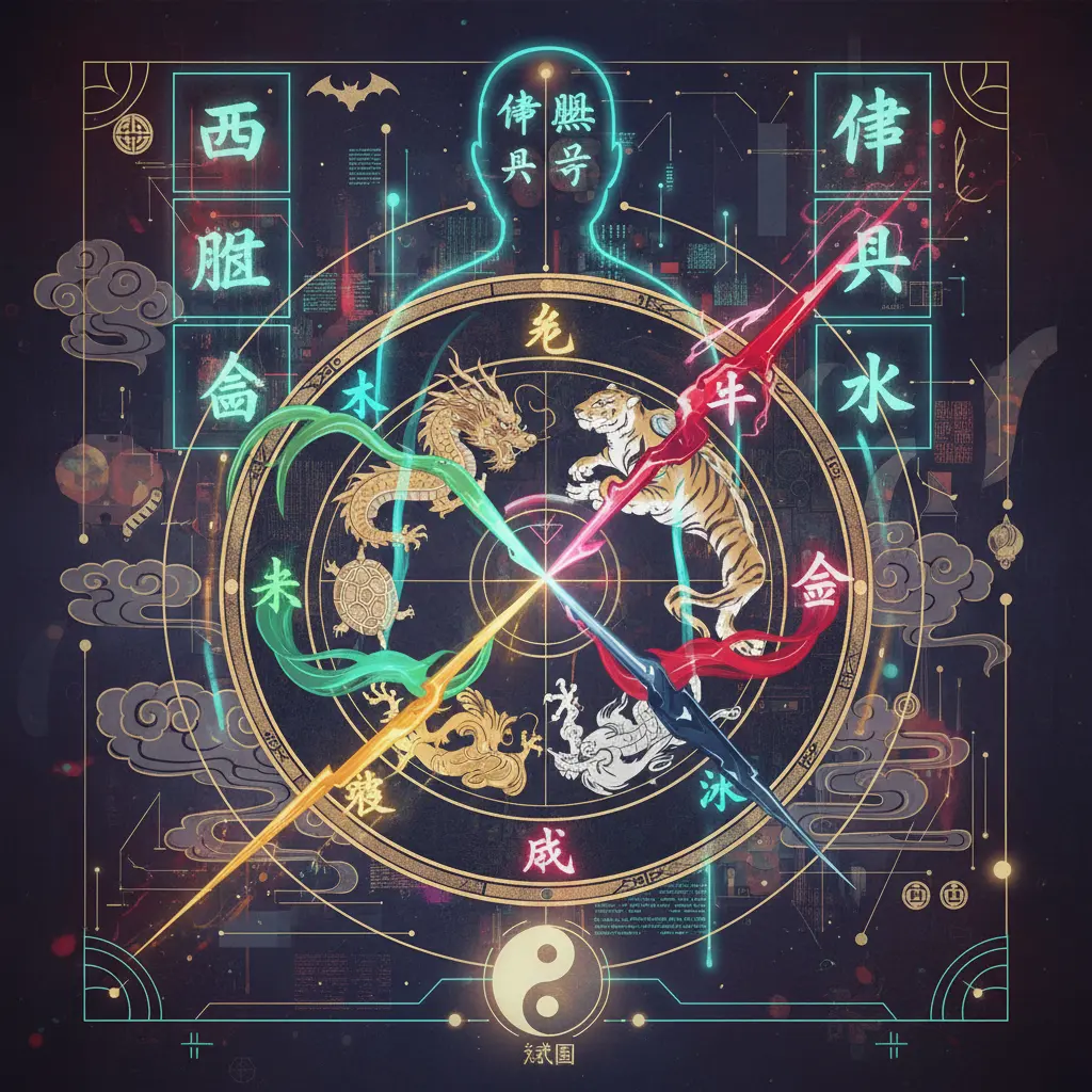 命盤八字 - 五行生剋