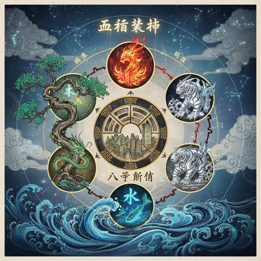 八字算命 - 五行結構