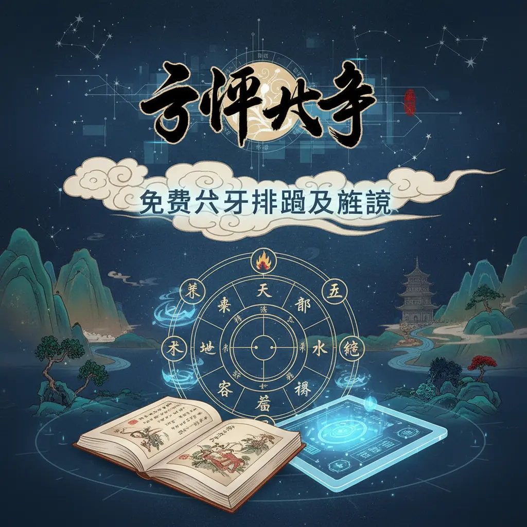 免費八字排盤及解說 - 子平八字