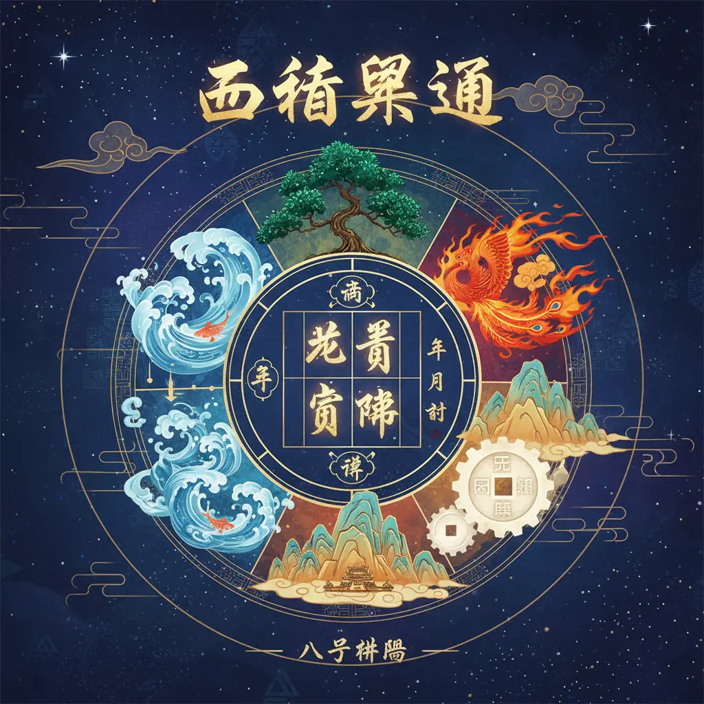 八字排盘 - 五行開運